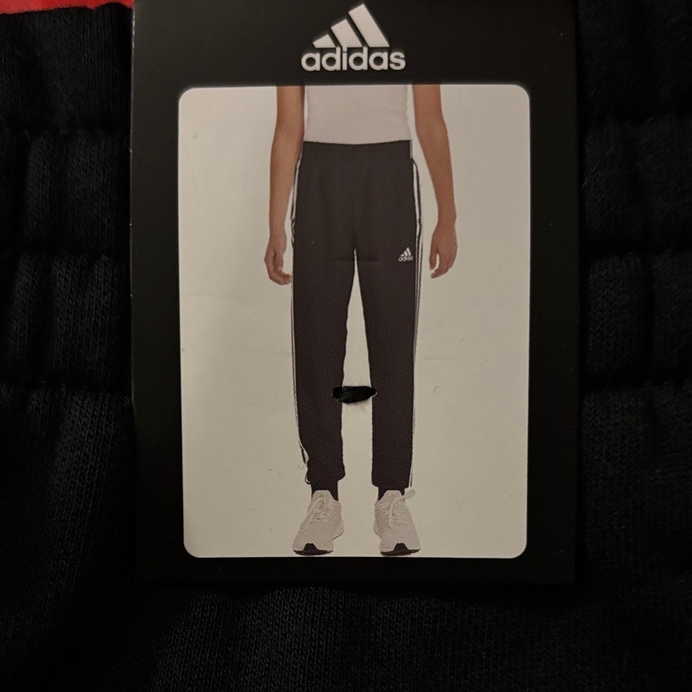 Adidas Youth Black Joggers